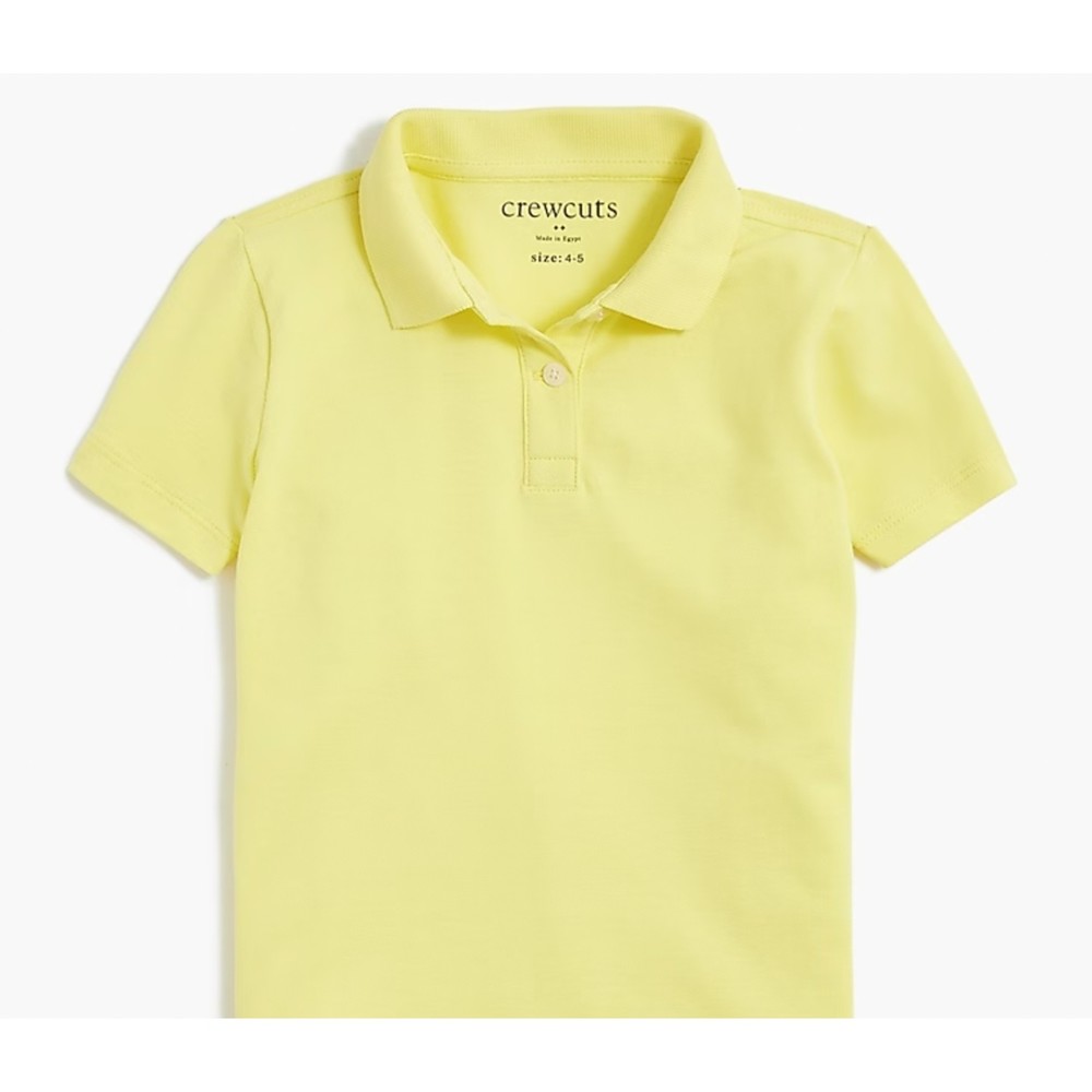 JCrew Crew Cuts Yellow Polo